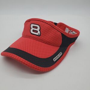 Men’s Chase Authentics Dale Earnhardt Jr #8 red/black visor hat Cap snap-on